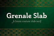 Grenale Slab, a Slab Serif Font by insigne (Thumbnail 1 of 4)