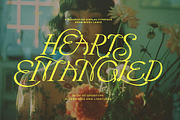 Hearts Entangled Display Typeface, a Script Font by Nicky Laatz (Thumbnail 34 of 37)