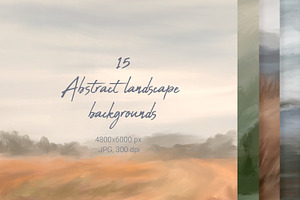 Abstract landscape backgrounds