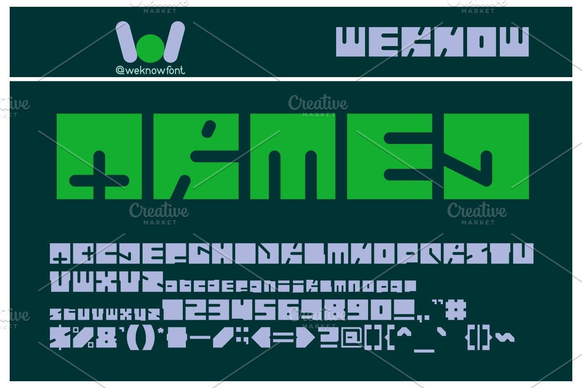 highway patrol font, a Font by weknow (Photo 2 of 5)