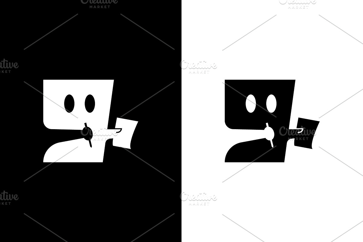 A piece of paper logo, an Object Graphic by nicemorning (Photo 3 of 3)