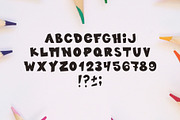 Kids font / handmade font., a Symbol Font by Nomber_86 (Thumbnail 4 of 4)