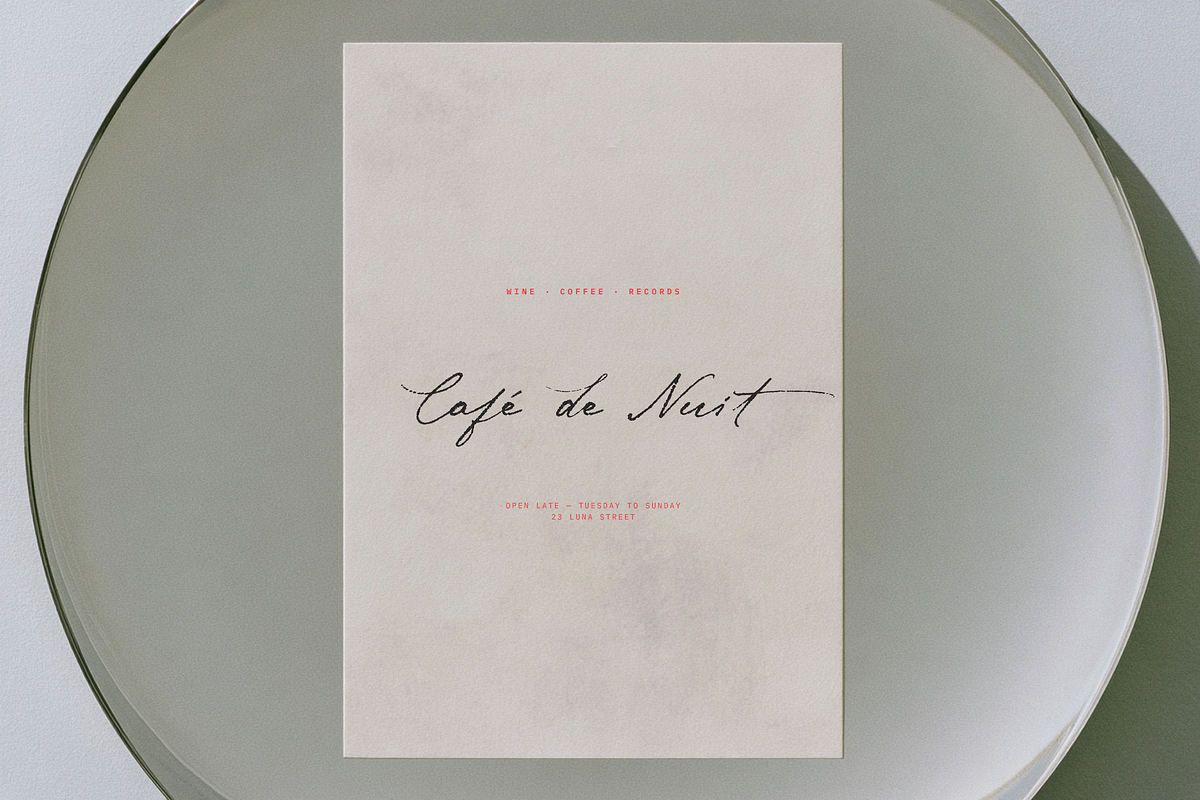 Midnight Symphony // Script font, a Handwritten Font by PeachCreme (Photo 9 of 15)