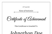 Clean Certificate Template, a Templates & Theme by ARP Creation (Thumbnail 4 of 7)
