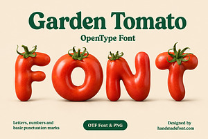 Garden Tomato Font