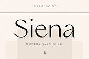 Siena Typeface, a Sans Serif Font by Ivan Rosenberg (Thumbnail 1 of 16)