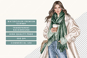 Watercolor Cozy Green Lifestyle, an Object Illustration by BusyDaydesign (Thumbnail 7 of 9)