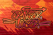 MERDIE Monoline Graffiti Font, a Handwritten Font by NTC Graphic (Thumbnail 5 of 9)