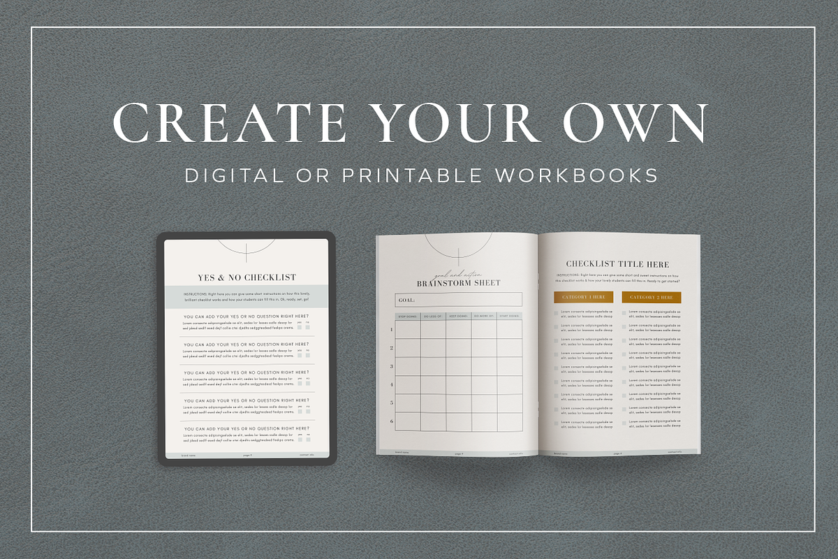 Course Workbook Canva Template, a Design Template by Studio Soluna (Photo 13 of 16)