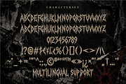 Disgrowl Carnage Death Metal Font, a Blackletter Font by Ronny Studio (Thumbnail 9 of 9)