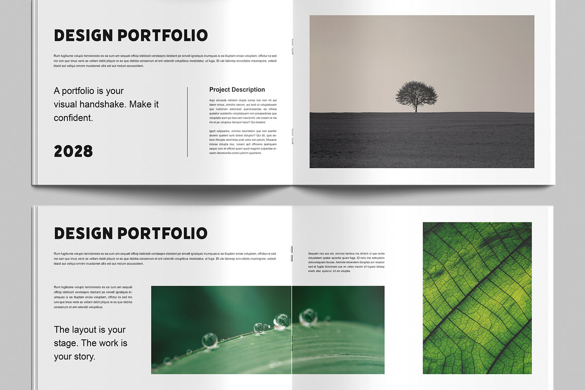 Photobook Portfolio Design Layout, a Brochure Template by MightyDesign (Photo 5 of 9)