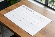 Minimalist Calendar 2027 (MP048-27M), a Stationery Template by mikhailmorosin (Thumbnail 6 of 6)