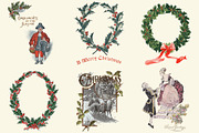 Vintage Holiday Graphics, an Illustration by Blue Line Design (Thumbnail 8 of 15)