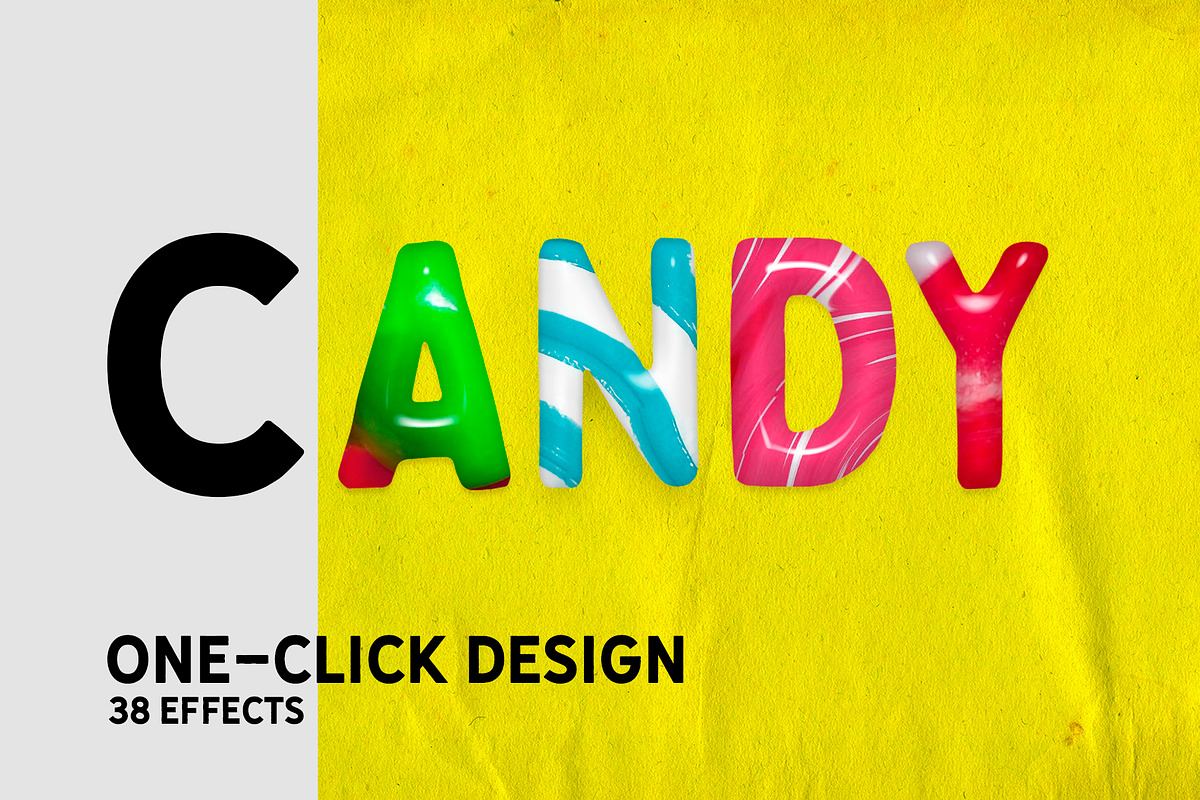 Candy Effect for PS Free Textures, a Layer Style Add-On by Alexiva (Photo 2 of 4)