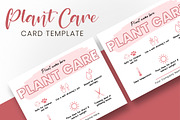 Plant Care Card Template, a Design Template by Snapybiz (Thumbnail 3 of 9)