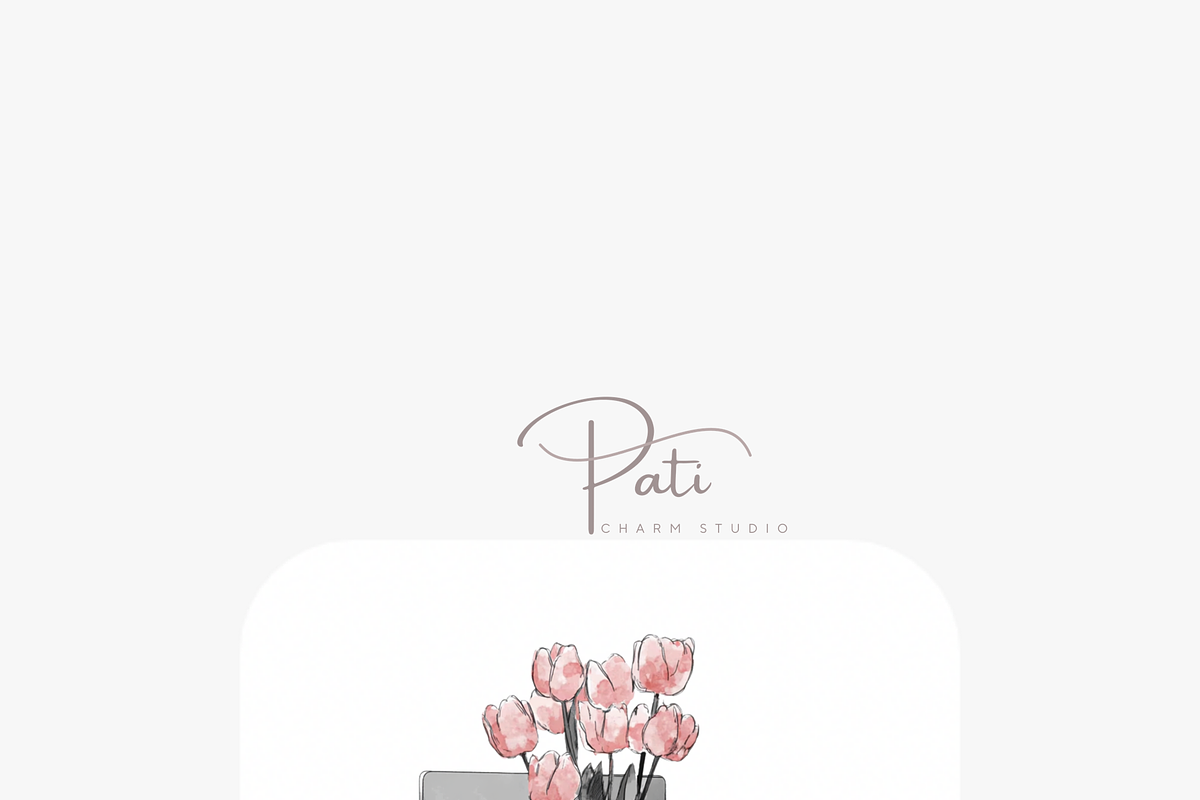 10 Office Desk Clipart, a Decorative Illustration by Pati Charm Studio (Photo 6 of 8)