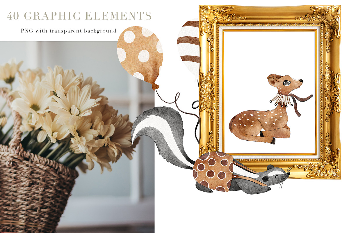 Magic Woodland Friends Collection, an Animal Illustration by Pati Paints (Photo 9 of 19)