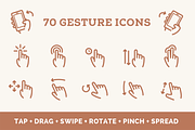 Gesture Icon Set, an Icon by Web Icon Set (Thumbnail 1 of 2)