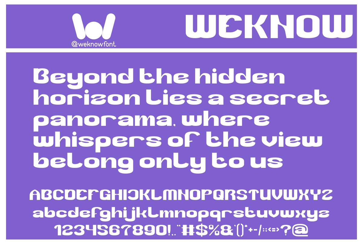 Clearly Silence font, a Font by weknow (Photo 5 of 8)