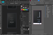Seraphin - Dark Black Business Card, a Business Card Template by Ctrl space studio (Thumbnail 8 of 9)