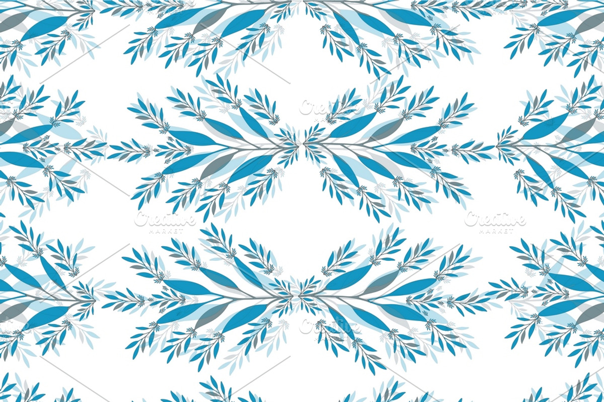 Floral 12 Textile Patterns Bundle, a Pattern Graphic by Aban's World (Photo 4 of 13)