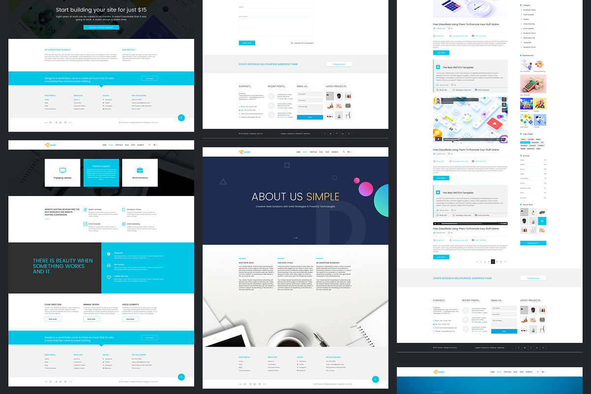 Multi-Prupose Sketch Template UI Kit, an UI Kit Template by App for Mobile & Website (Photo 19 of 21)