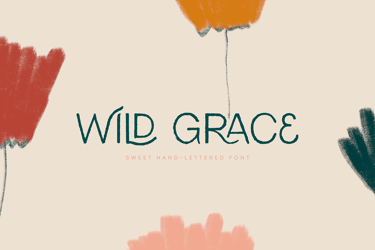 Wild Grace - Sweet Handwritten Font, a Sans Serif Font by elvinova (Photo 1 of 8)