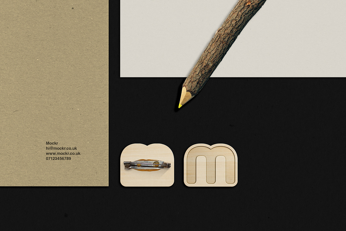 Natural Stationery Mockup Psd, a Print Template by Mokr (Photo 2 of 5)