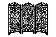 Ornamental Folding Screen Silhouette, an Object Graphic by hafijul (Thumbnail 1 of 4)