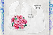 Dye Sublimation Baby Bib Mockup, a Product Mockup by StyledProductMockups (Thumbnail 4 of 4)