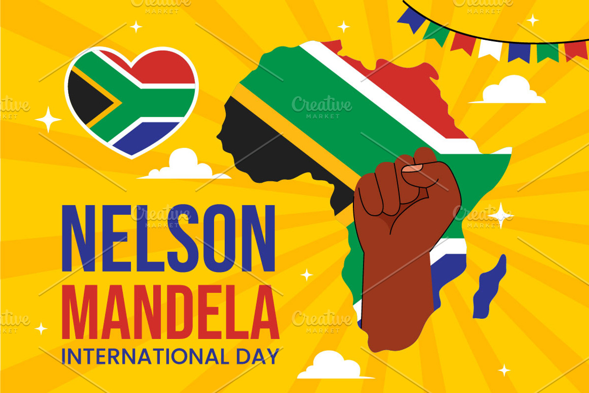 10 Nelson Mandela International Day, a Seasonal Illustration by denayunebgt (Photo 4 of 4)