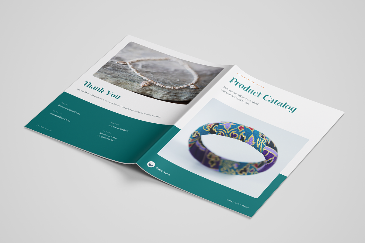 Product Catalog Template for Canva, a Brochure Template by Meenom Templates (Photo 2 of 12)