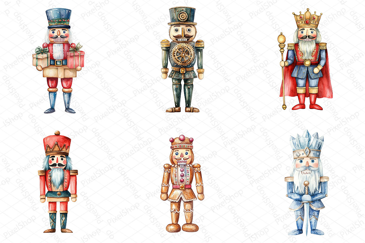 Christmas Nutcracker PNG Clipart, an Illustration by DreamPrint404 (Photo 2 of 6)