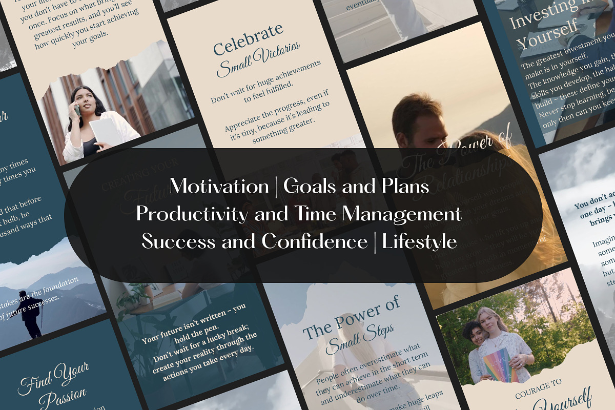 Motivational Reels Canva Templates, a Social Media Template by Studio DigiCraft (Photo 9 of 10)