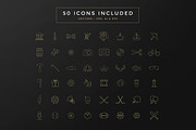 100 Minimal Logos + BONUS, a Branding & Logo Template by Graphicdome (Thumbnail 5 of 11)