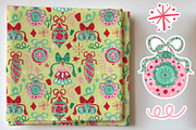 Christmas ornaments confetti pattern, a Pattern Graphic by Carpet Tapete Pretzel (Thumbnail 8 of 11)