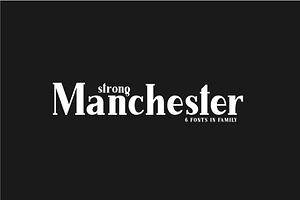 Manchester. Serif Family