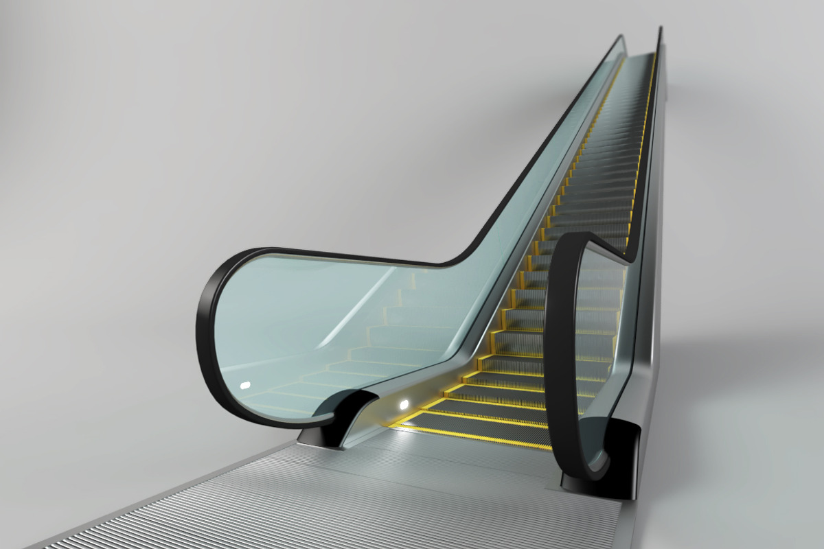 Escalator HD 3D model, an Architecture 3D Model by Zver (Photo 2 of 4)