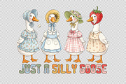 Just a Silly Goose Png,Funny Animal, an Illustration by Sublimation Artist (Thumbnail 2 of 6)