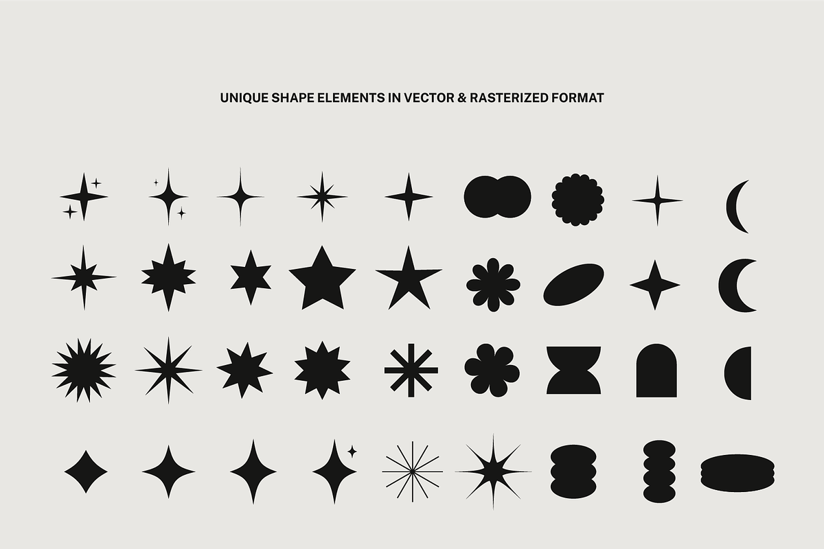 Aesthetic Elements | 70+ Shapes, an Object Graphic by Leigh the Studio (Photo 4 of 6)