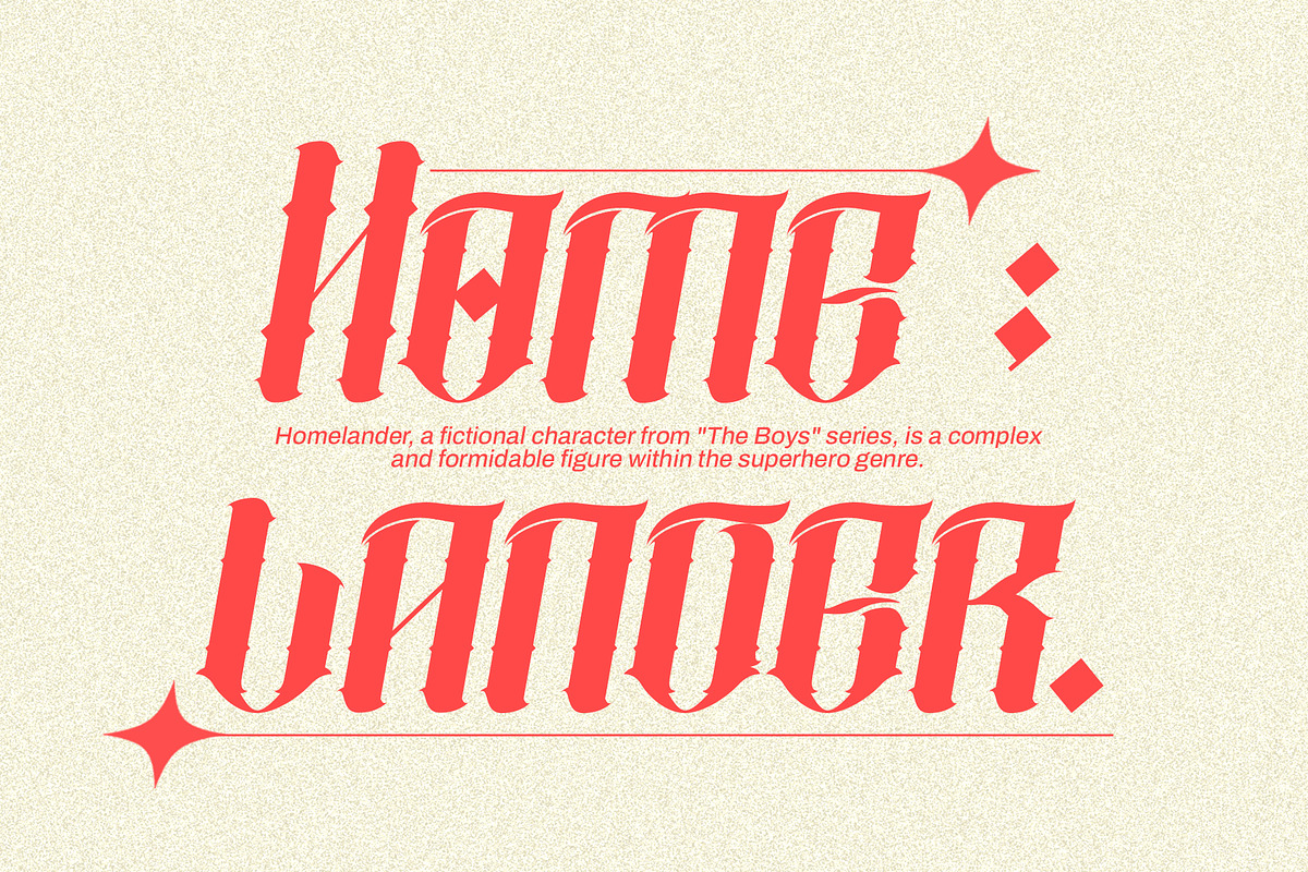 Thornebloods - Blackletter Font, a Blackletter Font by Aksapix Studio (Photo 4 of 10)