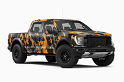 Pickup Truck Mockup 9, an Advertising Mockup by Mockupix (Thumbnail 6 of 12)