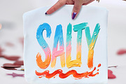 Preppy Painted Salty Beach Shirt, an Illustration by CraftArtStudio (Thumbnail 1 of 4)