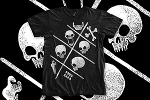 Human Bones T-shirt Design