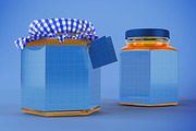 Honey Jar Mockup, a Cups & Container Mockup by Qaleb Studio (Thumbnail 9 of 13)