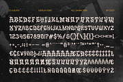CS Gulper – Black Metal Font, a Blackletter Font by Craft Supply Co. (Thumbnail 8 of 8)