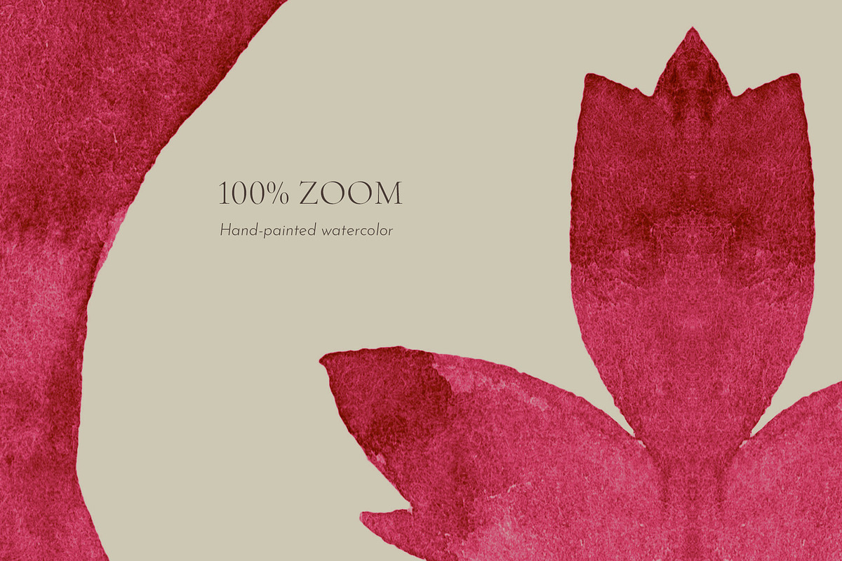 Rose Tiles Watercolor Collection, a Decorative Illustration by Liliia Polos Illustration (Photo 8 of 8)