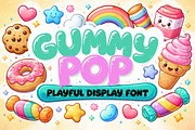 Gummy Pop, a Script Font by Art StoreID (Thumbnail 1 of 9)