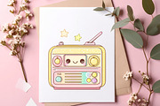 Pastel Kawaii Clipart, an Illustration by SinaCreation (Thumbnail 7 of 10)