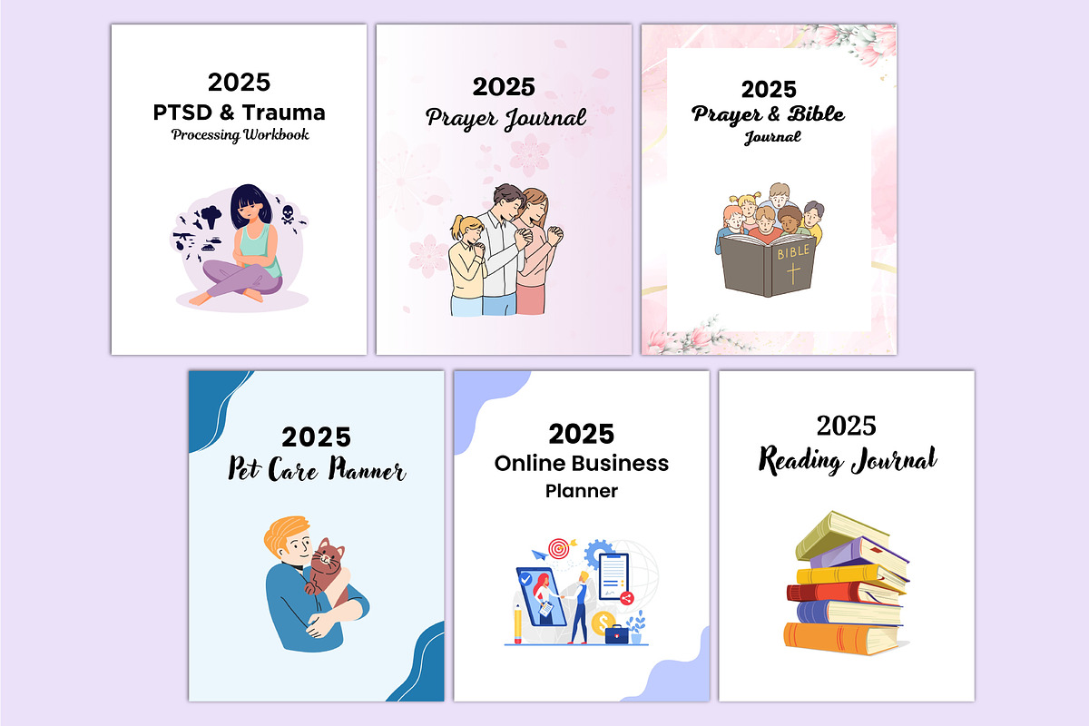 Mega 2025 All KDP Interior Bundle, a Stationery Template by Shumaya (Photo 3 of 3)